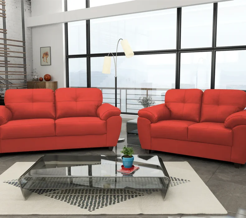 Why might a pay-weekly option for purchasing a sofa be beneficial for customers
