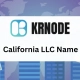 California LLC Name